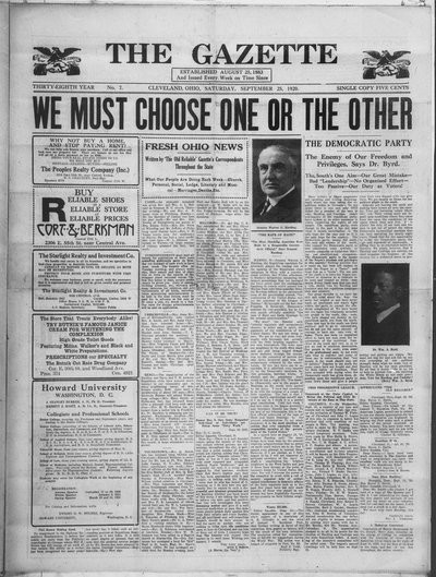 The Gazette, Sep 25, 1920