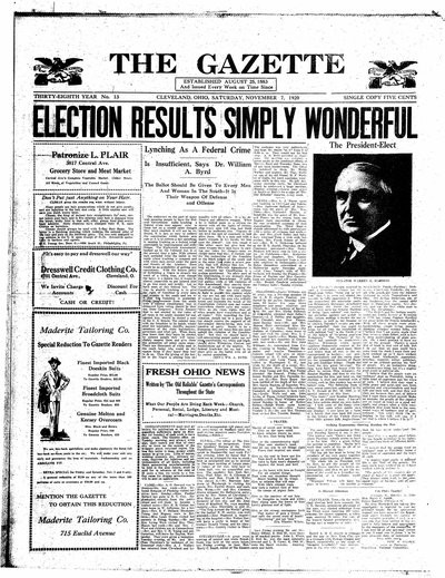 The Gazette, Nov 7, 1920