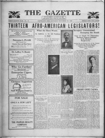 The Gazette, Nov 27, 1920