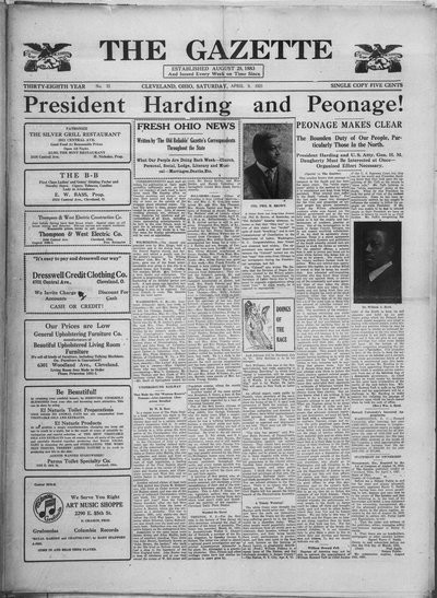 The Gazette, Apr 9, 1921