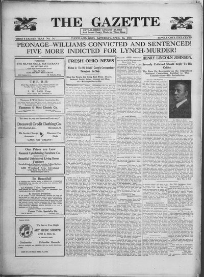 The Gazette, Apr 16, 1921
