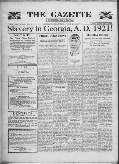 The Gazette, May 21, 1921