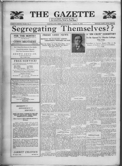 The Gazette, Aug 27, 1921