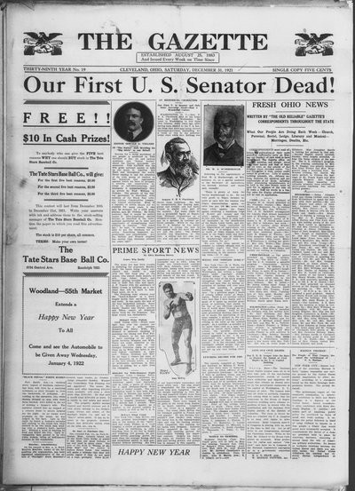 The Gazette, Dec 31, 1921