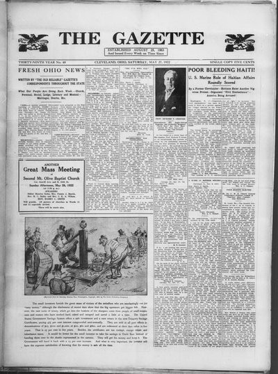 The Gazette, May 27, 1922