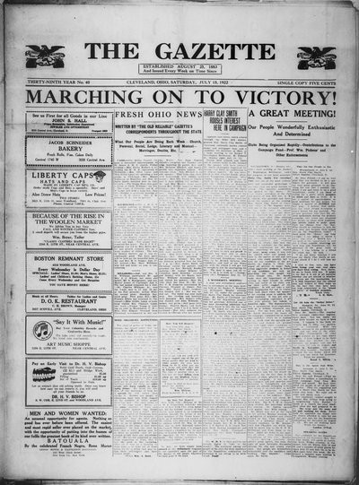 The Gazette, Jul 15, 1922