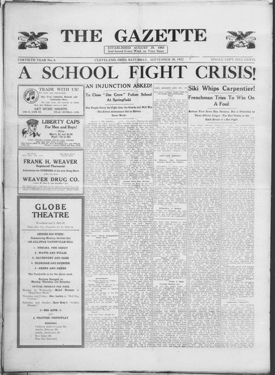 The Gazette, Sep 30, 1922