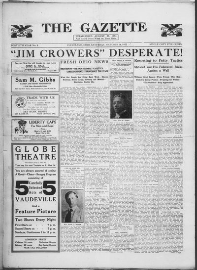 The Gazette, Oct 14, 1922