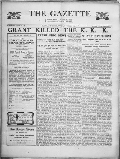 The Gazette, Jun 30, 1923
