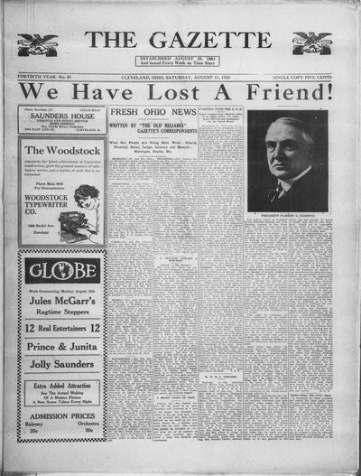 The Gazette, Aug 11, 1923