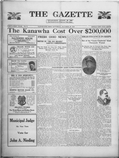 The Gazette, Oct 20, 1923