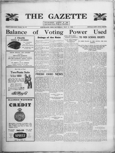 The Gazette, May 9, 1925