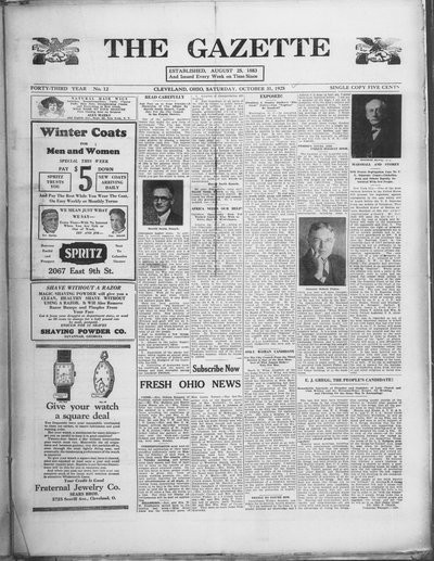The Gazette, Oct 31, 1925