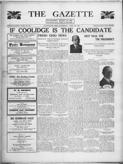 The Gazette, Apr 30, 1927