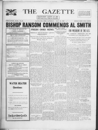 The Gazette, Jul 28, 1928