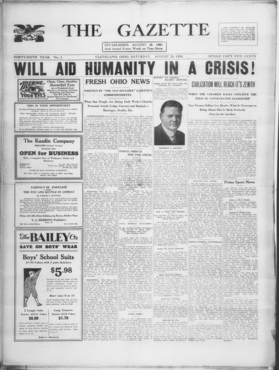 The Gazette, Aug 25, 1928