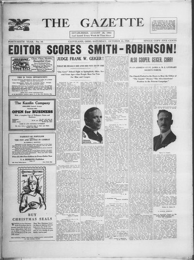 The Gazette, Oct 13, 1928