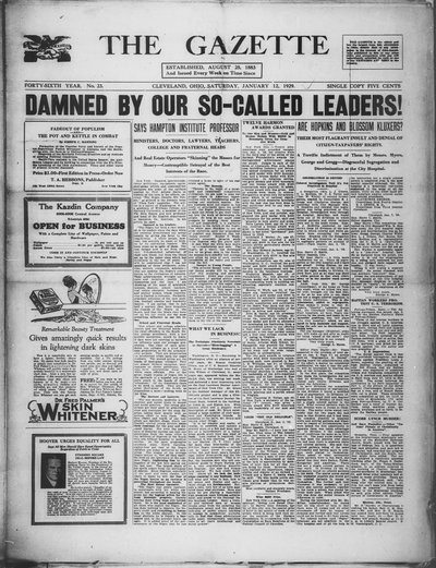 The Gazette, Jan 12, 1929