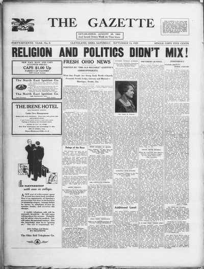 The Gazette, Sep 14, 1929
