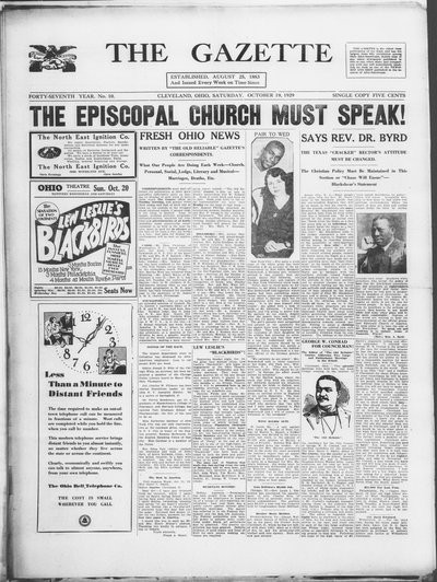 The Gazette, Oct 19, 1929