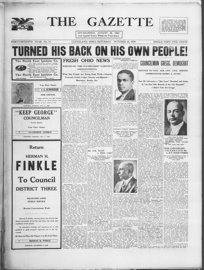 The Gazette, Oct 26, 1929