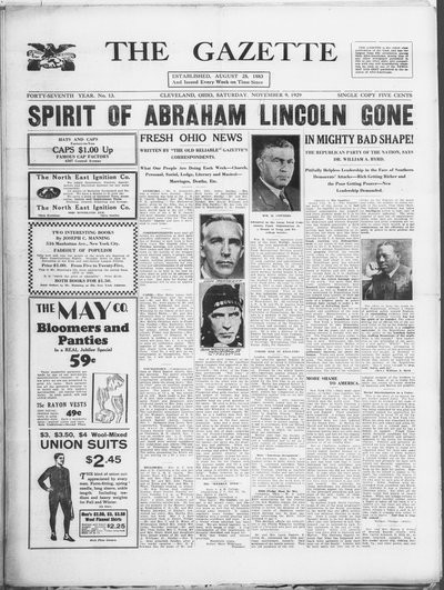 The Gazette, Nov 9, 1929
