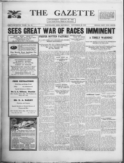 The Gazette, Nov 30, 1929