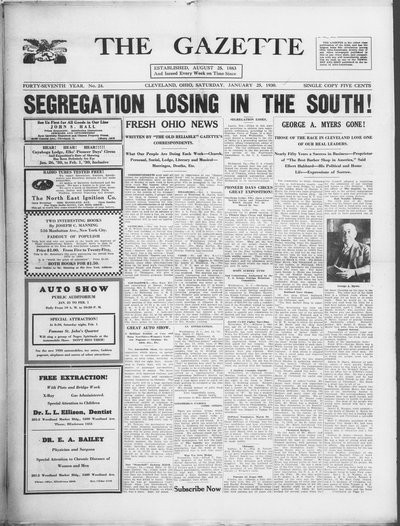 The Gazette, Jan 25, 1930