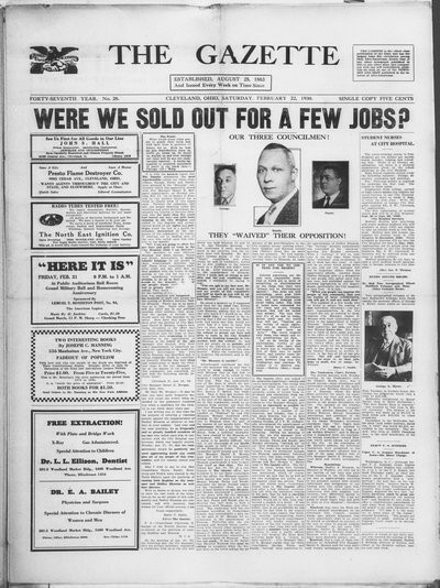 The Gazette, Feb 22, 1930
