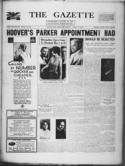 The Gazette, Apr 19, 1930