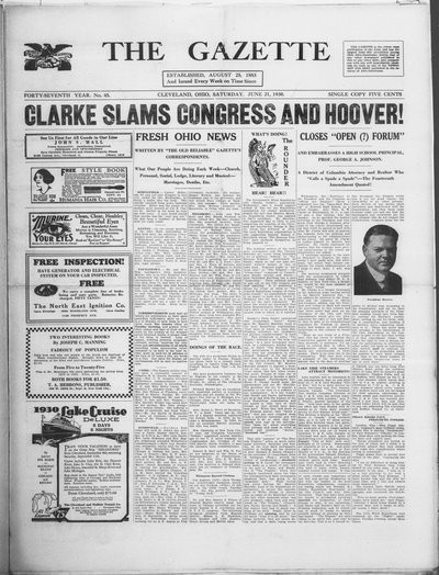 The Gazette, Jun 21, 1930