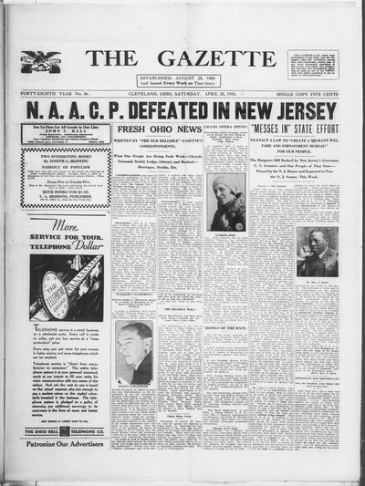 The Gazette, Apr 25, 1931