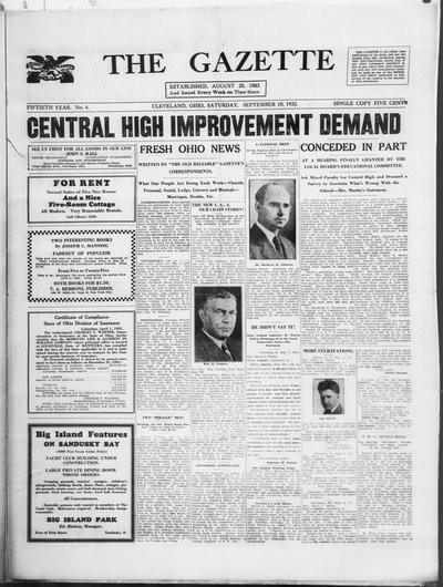The Gazette, Sep 10, 1932