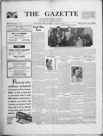 The Gazette, Mar 18, 1933