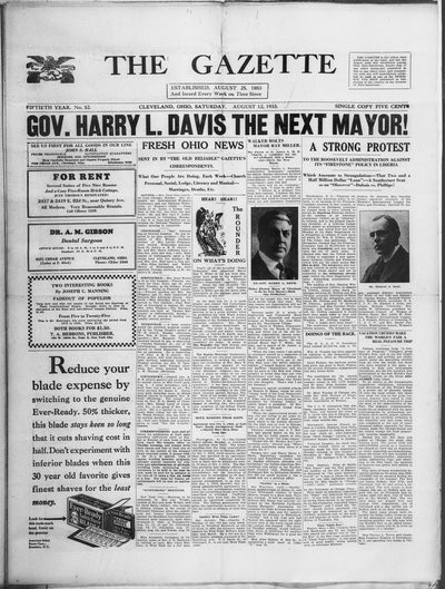 The Gazette, Aug 12, 1933