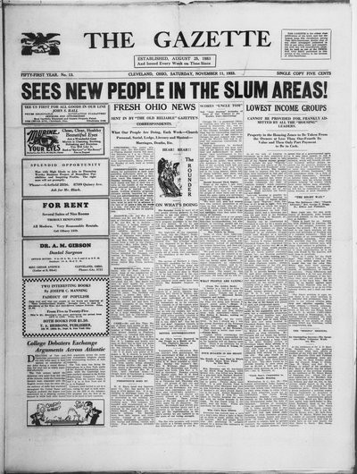 The Gazette, Nov 11, 1933