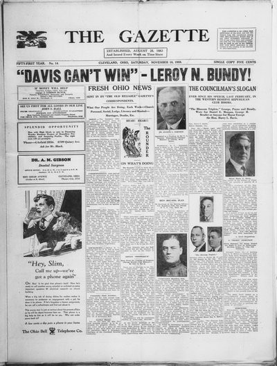 The Gazette, Nov 18, 1933