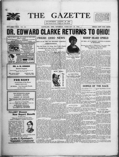 The Gazette, Feb 24, 1934