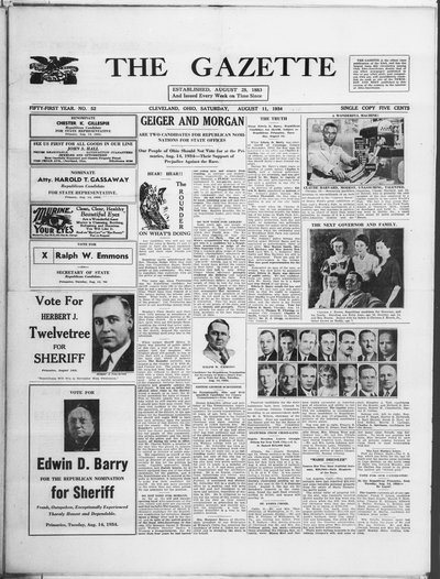 The Gazette, Aug 11, 1934