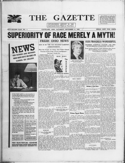 The Gazette, Sep 8, 1934