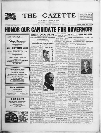 The Gazette, Sep 29, 1934