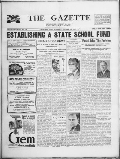 The Gazette, Oct 20, 1934