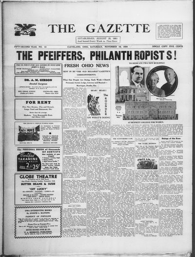 The Gazette, Nov 10, 1934