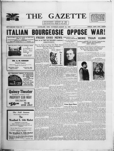 The Gazette, Aug 31, 1935