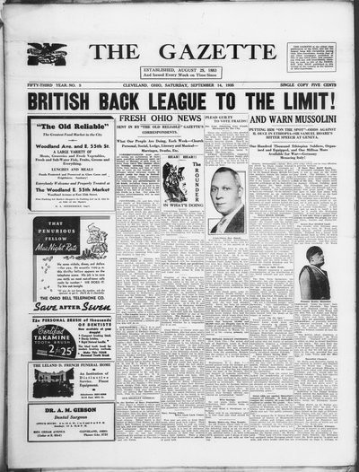 The Gazette, Sep 14, 1935
