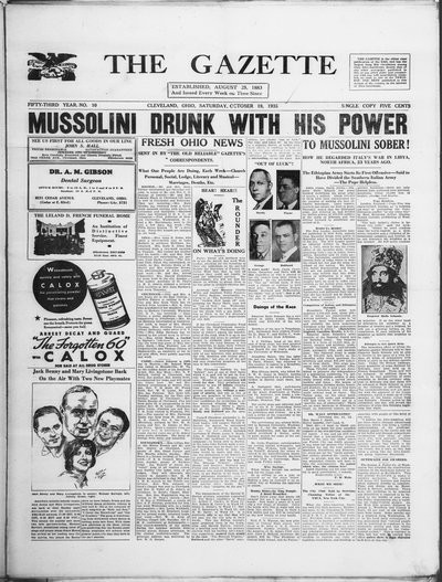 The Gazette, Oct 19, 1935
