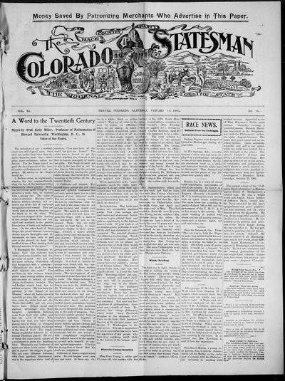 Colorado Statesman, Jan 14, 1905
