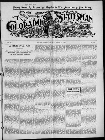 Colorado Statesman, Mar 25, 1905