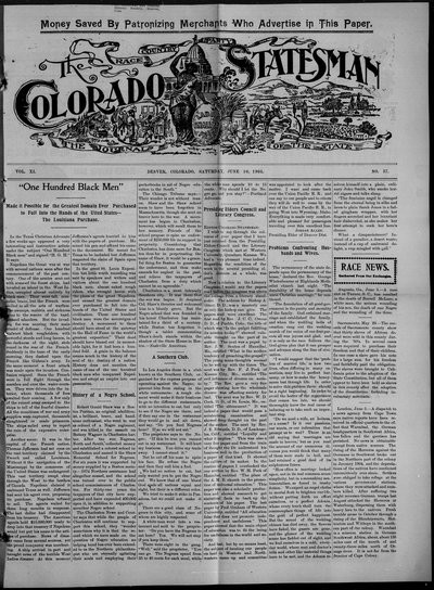 Colorado Statesman, Jun 10, 1905