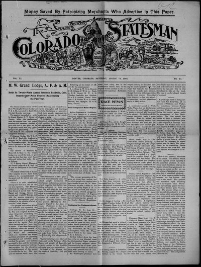 Colorado Statesman, Aug 19, 1905